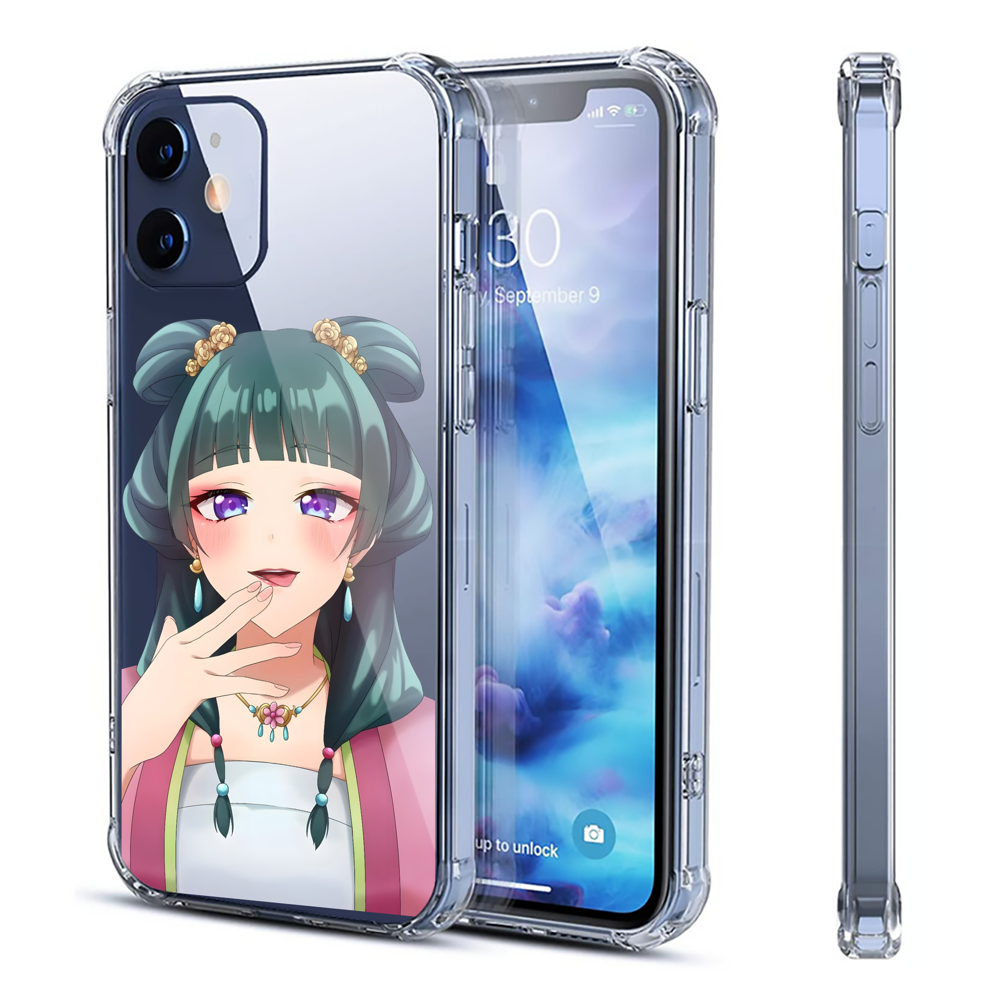 （画像用） 薬屋のひとりごと The Apothecary Diaries 【iPhone 12シリーズ対応】透明スマホケース（クリアソフトケース）